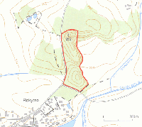Mapa přírodní rezervace